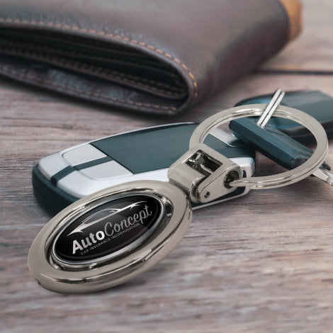 Spinning Metal Key Ring - Simply Merchandise