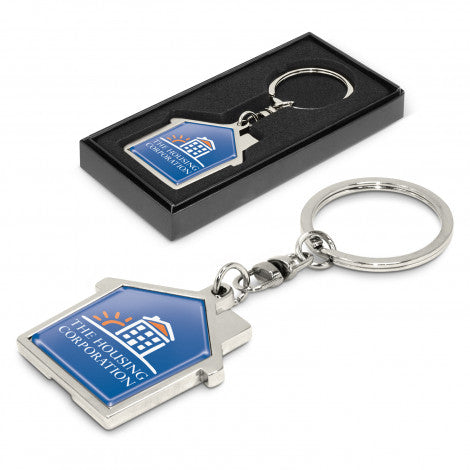 House Metal Key Ring - Simply Merchandise