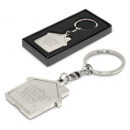 House Metal Key Ring - Simply Merchandise