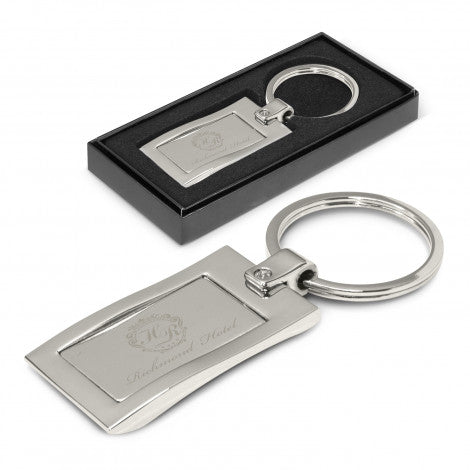 Wave Metal Key Ring - Simply Merchandise