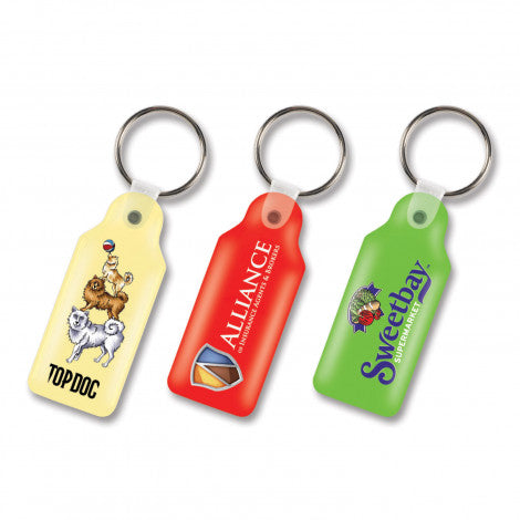 Flexi Resin Key Ring - Rectangle - Simply Merchandise