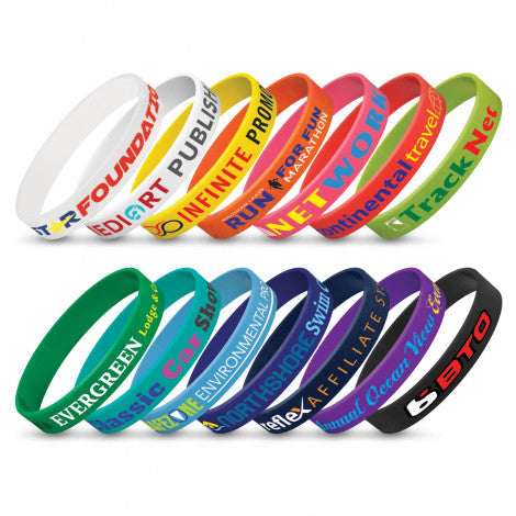 Silicone Wrist Band - Indent - Simply Merchandise