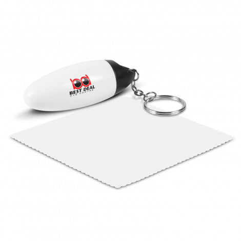 Microfibre Cloth Key Ring - Simply Merchandise