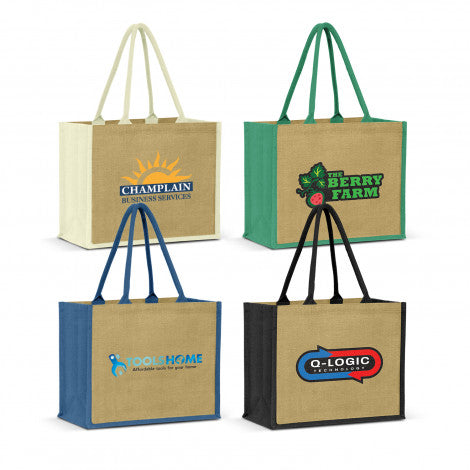 Torino Jute Tote Bag - Simply Merchandise