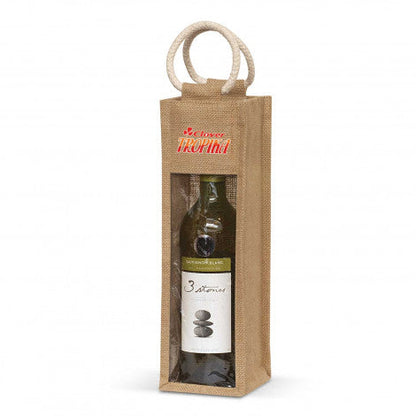 Serena Jute Wine Carrier - Simply Merchandise