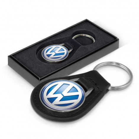 Baron Leather Key Ring - Round - Simply Merchandise