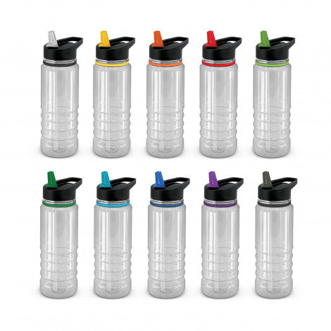 Triton Elite Bottle - Clear and Black - Simply Merchandise