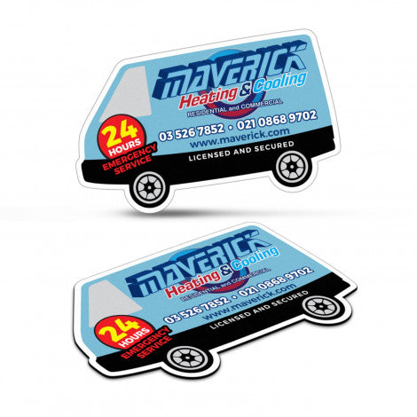 Fridge Magnet 90 x 55mm - Van Shape - Simply Merchandise