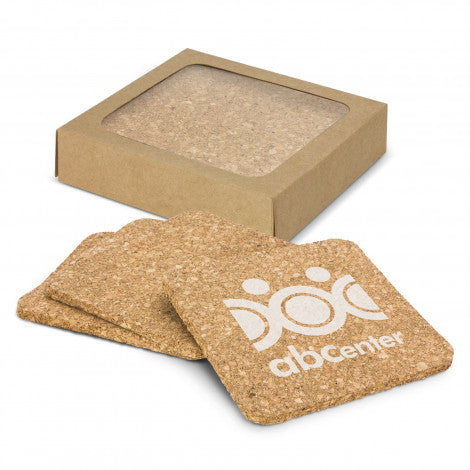 Oakridge Cork Coaster Square Set of 4 - Simply Merchandise