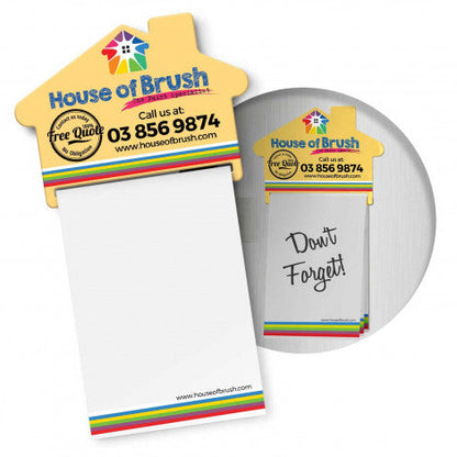 Magnetic House Memo Pad A7 - Full Colour - Simply Merchandise