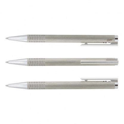 Lamy Logo Pen - Brushed Steel - Simply Merchandise