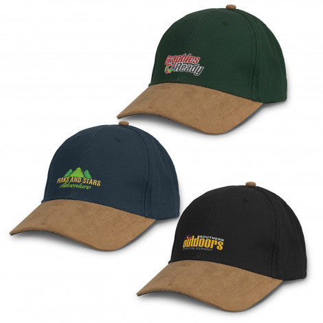 Outback Suede Peak Cap - Simply Merchandise