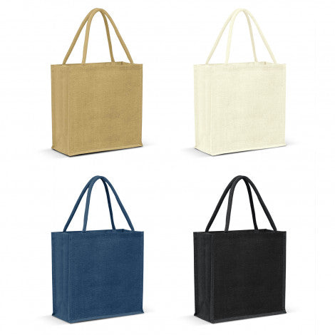 Monza Jute Tote Bag - Colour Match - Simply Merchandise