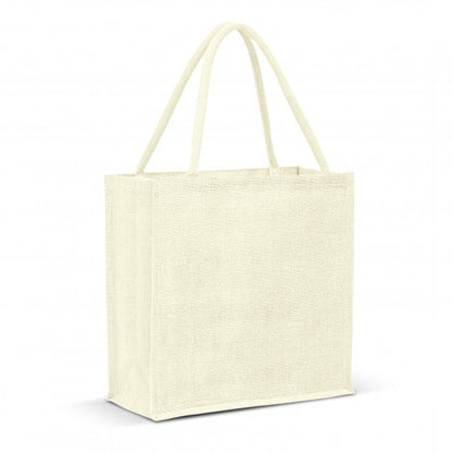 Monza Jute Tote Bag - Colour Match - Simply Merchandise