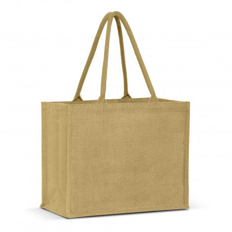 Torino Jute Tote Bag - Colour Match - Simply Merchandise