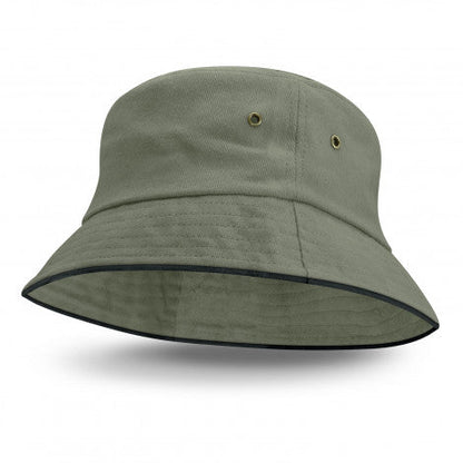 Bondi Bucket Hat - Black Sandwich Trim - Simply Merchandise