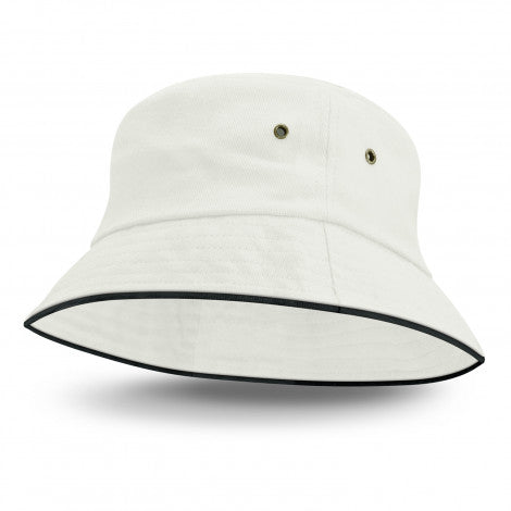 Bondi Bucket Hat - Black Sandwich Trim - Simply Merchandise