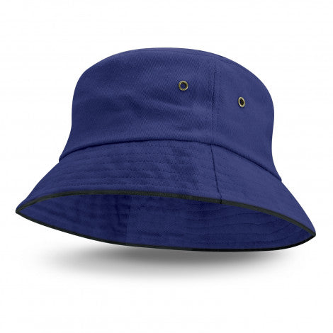 Bondi Bucket Hat - Black Sandwich Trim - Simply Merchandise