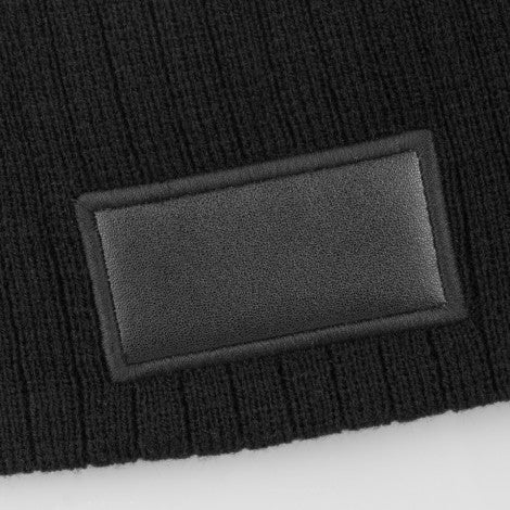 Nebraska Cable Knit Beanie with Patch - Simply Merchandise