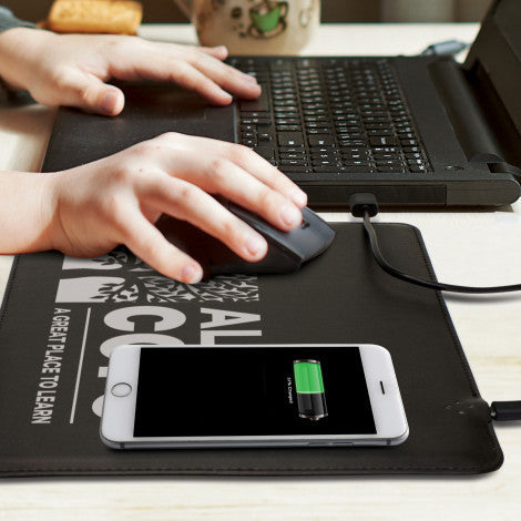 Davros Wireless Charging Mouse Mat - Simply Merchandise