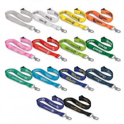 Soft Touch Logo Lanyard - Simply Merchandise