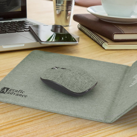 Greystone Wireless Charging Mouse Mat - Simply Merchandise