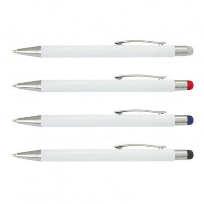 Lancer Stylus Pen - White Barrel - Simply Merchandise