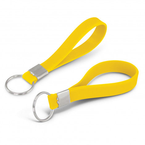 Silicone Key Ring - Embossed - Simply Merchandise