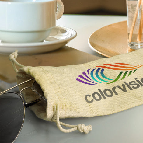 Cotton Sunglass Pouch - Simply Merchandise