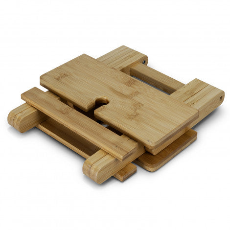 NATURA Bamboo Folding Wine Table - Simply Merchandise