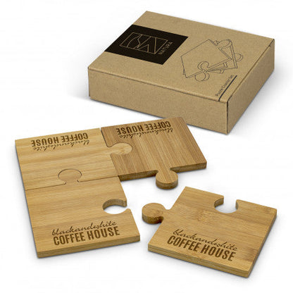 NATURA Puzzle Coaster Set of 4 - Simply Merchandise