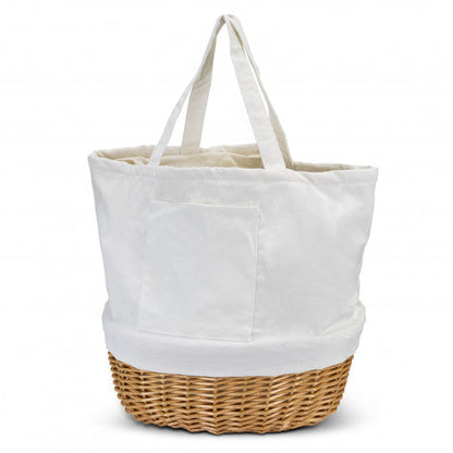 Keepsake Wicker Tote Bag