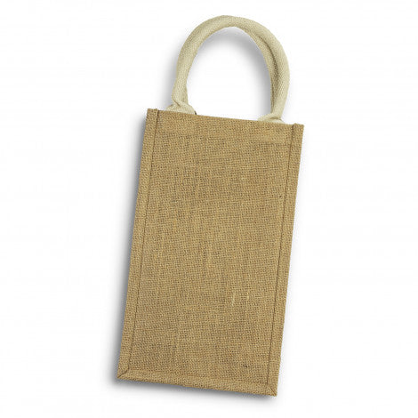 Serena Jute Double Wine Carrier - Simply Merchandise