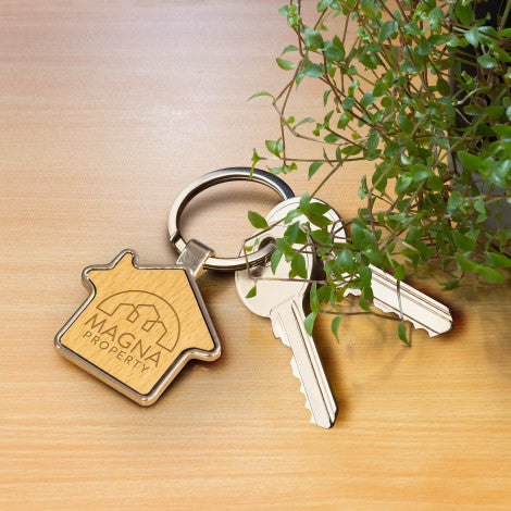 Santo House Shaped Key Ring - Simply Merchandise