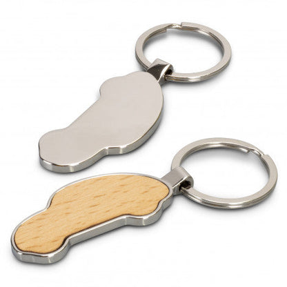 Santo Car Shaped Key Ring - Simply Merchandise