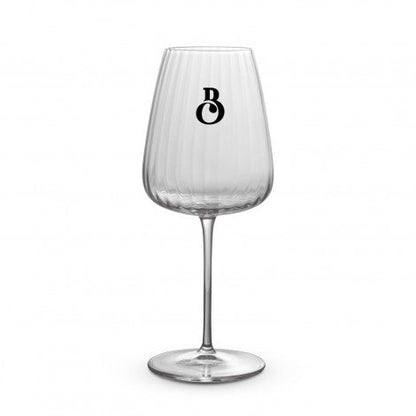 Luigi Bormioli Optica Chardonnay Glass - Simply Merchandise