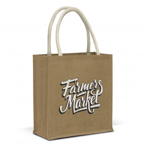 Lanza Starch Jute Tote Bag