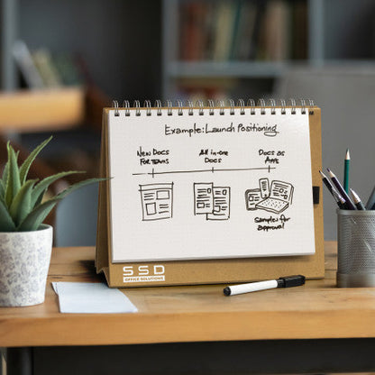 Desk Whiteboard Notebook