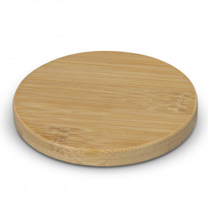 Bamboo Bottle Opener Coaster - Round - Simply Merchandise