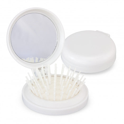 Compact Brush with Mirror - Simply Merchandise