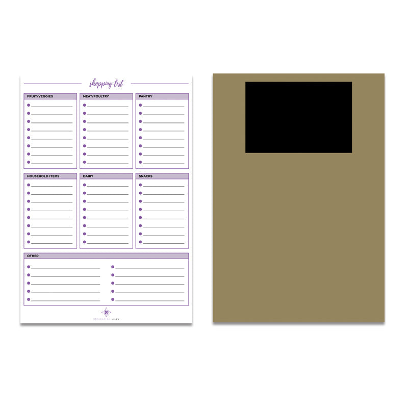 145 x 210mm Magnetic Notepad (25 Pages)