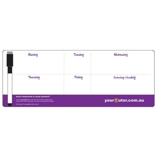 110 x 295mm Whiteboard Fridge Magnet