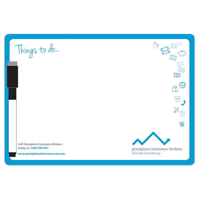 145 x 210mm Whiteboard Fridge Magnet