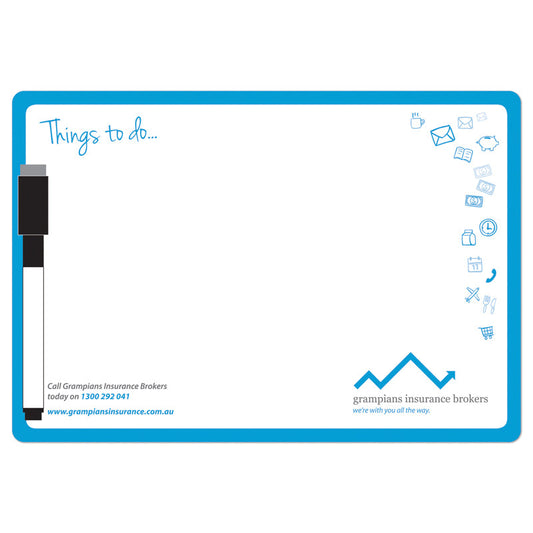 145 x 210mm Whiteboard Fridge Magnet